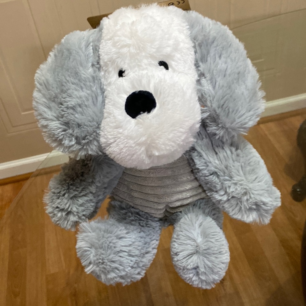 - Giftable World Pet Two Tone Dog With Squeaker 14”..